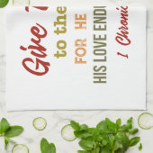 Kitchen主の皿タオルへの感謝を与えて下さい キッチンタオル (折り畳み)