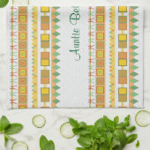 Kitchen活発なパターン伯母さんの キッチンタオル (折り畳み)