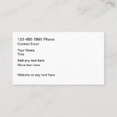 Kitchen And Bath Home Renovations 名刺 (裏面)