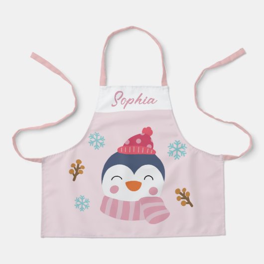 Kitchen Apron for Kids | Christmas Baking Cooking エプロン (正面)