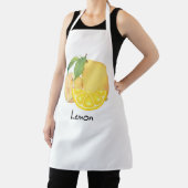 Kitchen apron with a fresh and refreshing lemon de エプロン (インサイチュ)