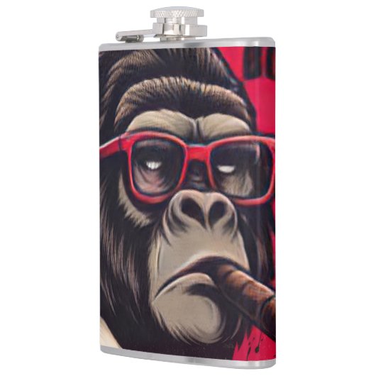 Kitchen/Bar Gorilla Boss Vinyl Wrapped Flask フラスク (左)