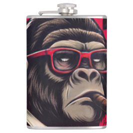 Kitchen/Bar Gorilla Boss Vinyl Wrapped Flask フラスク