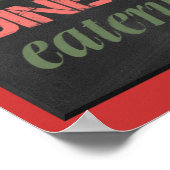 kitchen-chalkboard KITCHEN RESTAURANT DELI CAFE BI ポスター (角)