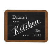 Kitchen Chalkboard Magnet (customizable) マグネット (横)