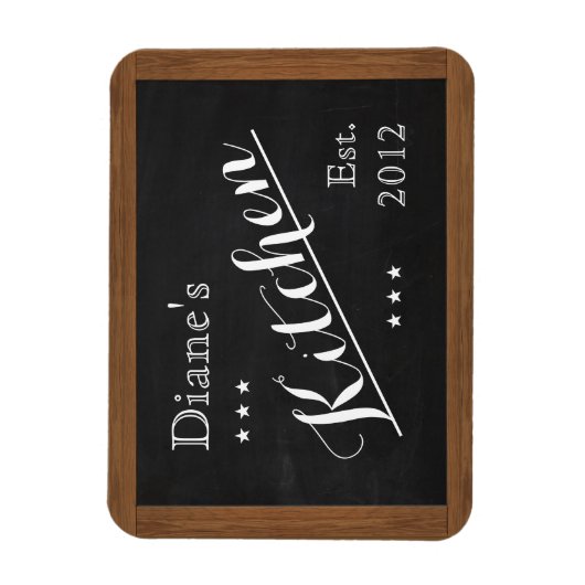 Kitchen Chalkboard Magnet (customizable) マグネット (縦)
