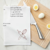 Kitchen Cheat Sheet Towel キッチンタオル (四つ折り)