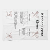 Kitchen Cheat Sheet Towel キッチンタオル (横)