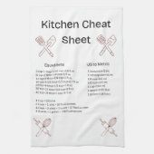 Kitchen Cheat Sheet Towel キッチンタオル (縦)