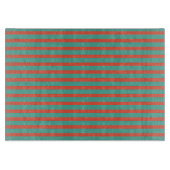 Kitchen classic green stripes Klassisch gestreift カッティングボード (正面)