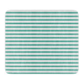 Kitchen classic green stripes Klassisch gestreift カッティングボード (正面)