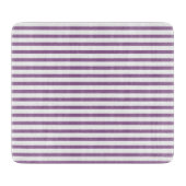 Kitchen classic lilac stripes Klassisch gestreift カッティングボード (正面)