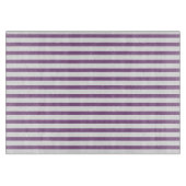 Kitchen classic lilac stripes Klassisch gestreift カッティングボード (正面)