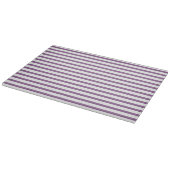 Kitchen classic lilac stripes Klassisch gestreift カッティングボード (角)