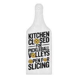 Kitchen Closed For Pickleball Slicing Allowed カッティングボード