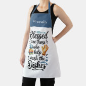 Kitchen Cooking Funny Humor Quote Personalize エプロン (インサイチュ)