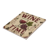 Kitchen Farmhouse Decor Wine Time タイル (側面)
