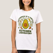 Kitchen Laboratory – Retro Modern Avocado Tシャツ (正面)