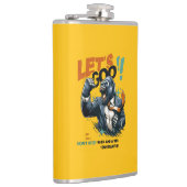 KITCHEN LET'S GOO LESSONS LEARN VINYL WRAP FLASK フラスク (右)