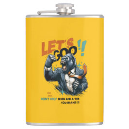 KITCHEN LET'S GOO LESSONS LEARN VINYL WRAP FLASK  フラスク