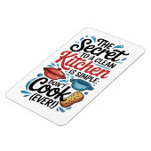Kitchen Magnet – The Secret to a Clean Kitchen マグネット (左側)