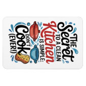 Kitchen Magnet – The Secret to a Clean Kitchen マグネット (横)
