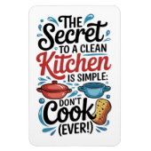 Kitchen Magnet – The Secret to a Clean Kitchen マグネット (縦)