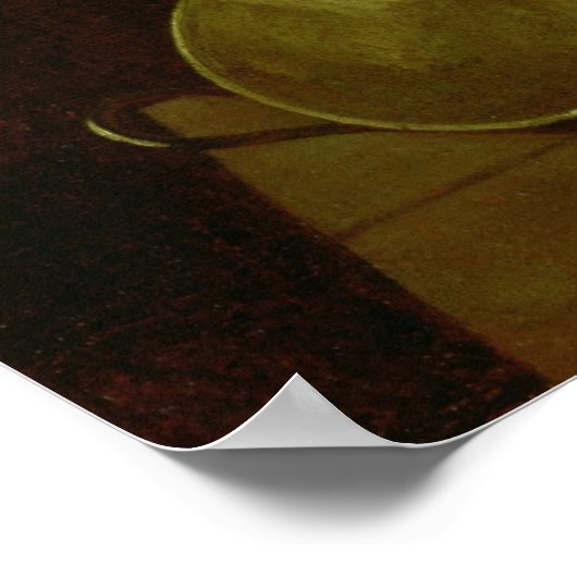 Kitchen Maid with the Supper at Emmaus, c.1618 ポスター (角)