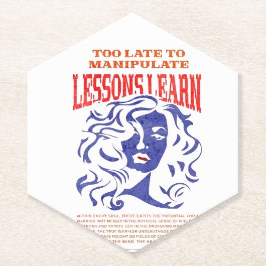 KITCHEN MANIPULATE LESSONS LEARN PAPER COASTER ペーパーコースター (正面)