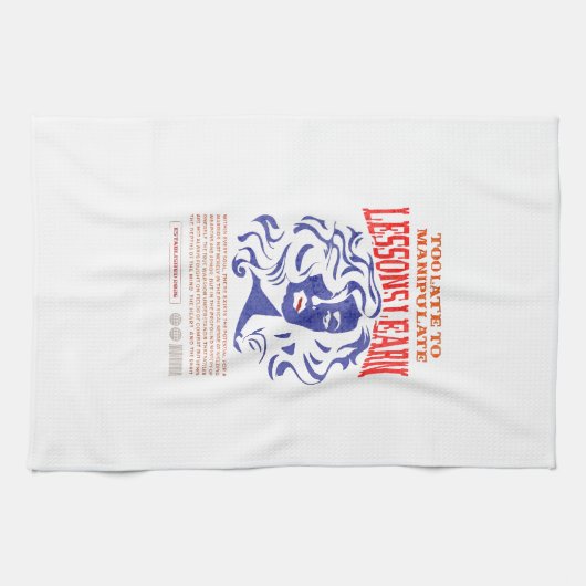 KITCHEN MANIPULATE LESSONS LEARN TOWEL キッチンタオル (横)