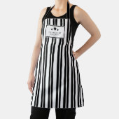 Kitchen Master Black and White Stripes Apron エプロン (インサイチュ)