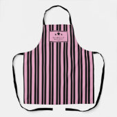 Kitchen Master Stars Black & Pink Apron エプロン (正面)