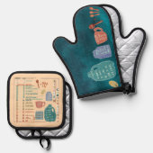 Kitchen Measurements Conversions Reference Sheet 鍋つかみ&鍋敷きセット (正面/裏面)