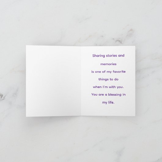 Kitchen Memories カード (内部)