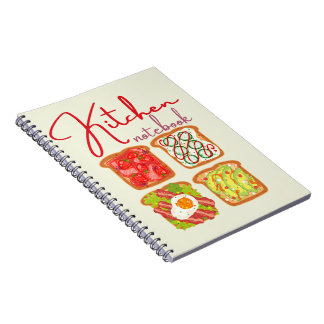 Kitchen Notebook for Home Cooking and Recipe ノートブック