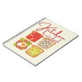 Kitchen Notebook for Home Cooking and Recipe  ノートブック (左側)