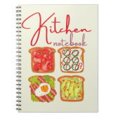 Kitchen Notebook for Home Cooking and Recipe  ノートブック (正面)