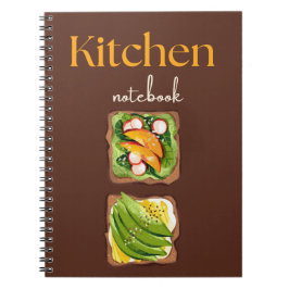 Kitchen Notebook for Recipes, Notes and Meal Plann ノートブック