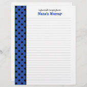 Kitchen of Nana水玉模様レシピ (正面/裏面)