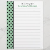 Kitchen of Nana水玉模様レシピ (正面)