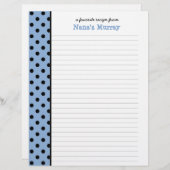 Kitchen of Nana水玉模様レシピ (正面/裏面)