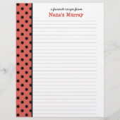 Kitchen of Nana水玉模様レシピ (正面)