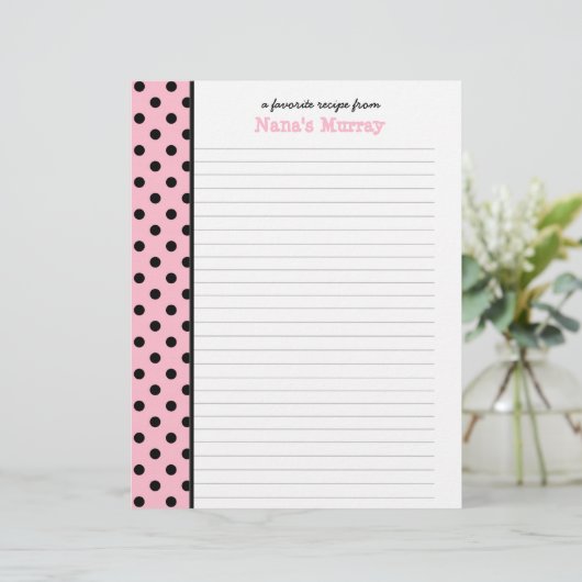 Kitchen of Nana水玉模様レシピ (スタンド正面)