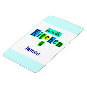 Kitchen of the Kitchen of カスタムレトロ冷蔵庫用マグネット マグネット (左側)