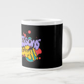 KITCHEN PAINT SPLASH LESSONS LEARN MUG ジャンボコーヒーマグカップ (正面右)