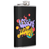 KITCHEN PAINT SPLASH LESSONS VINYL WRAPPED FLASK フラスク (右)