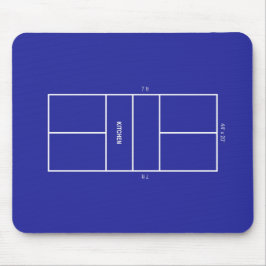 Kitchen Pickleball Court Diagram マウスパッド