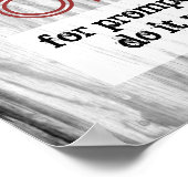 kitchen poster humorous quote cook it yourself ポスター (角)