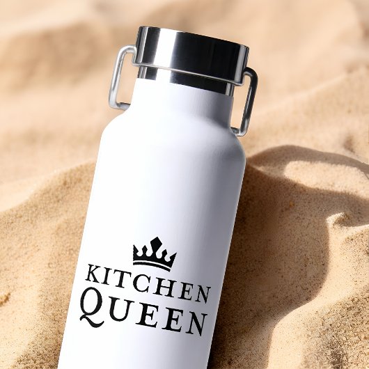 Kitchen Queen Pickleball Hat Crown Gift For Her ウォーターボトル