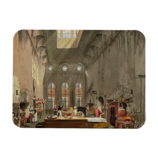 Kitchen, St. James's Palace，ウィリアム・Jによる彫刻 マグネット (横)